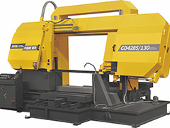 H1065   DOUBLE -COLUMN HOPRIZONTAL me<x>taL BAND SAWING MACH