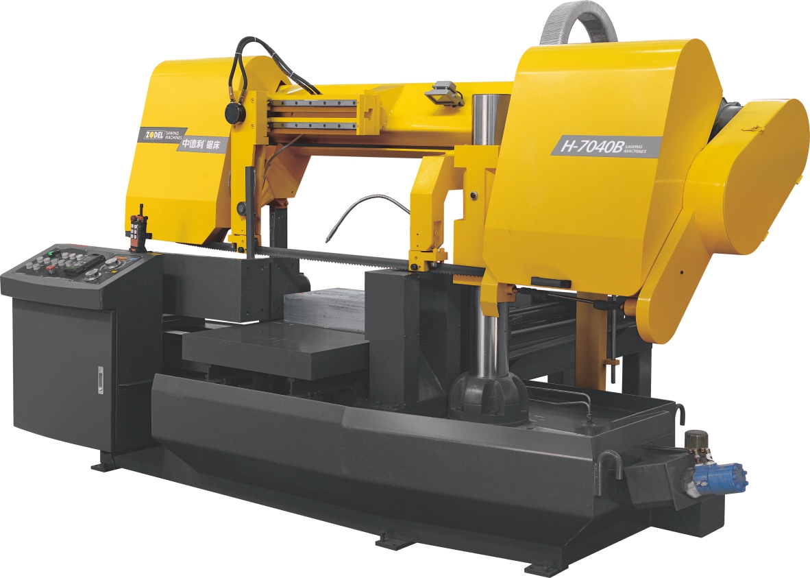 H7040P   DOUBLE -COLUMN HOPRIZONTAL me<x>taL BAND SAWING MAC